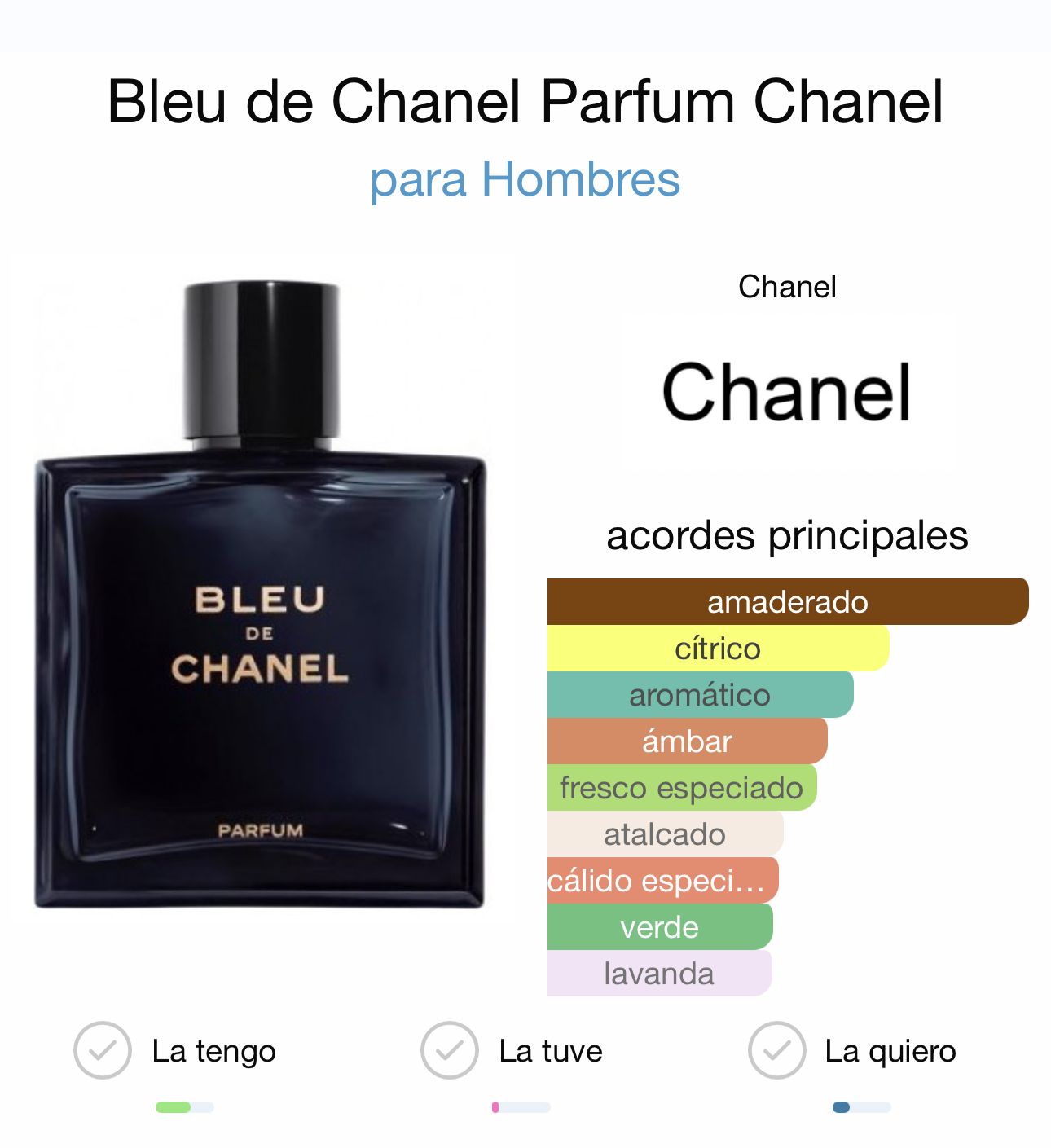 Perfume Bleu de Chanel Parfum, 100ml